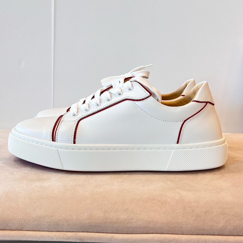 Christian Louboutin Calfskin Vieirissima Flat Sneakers